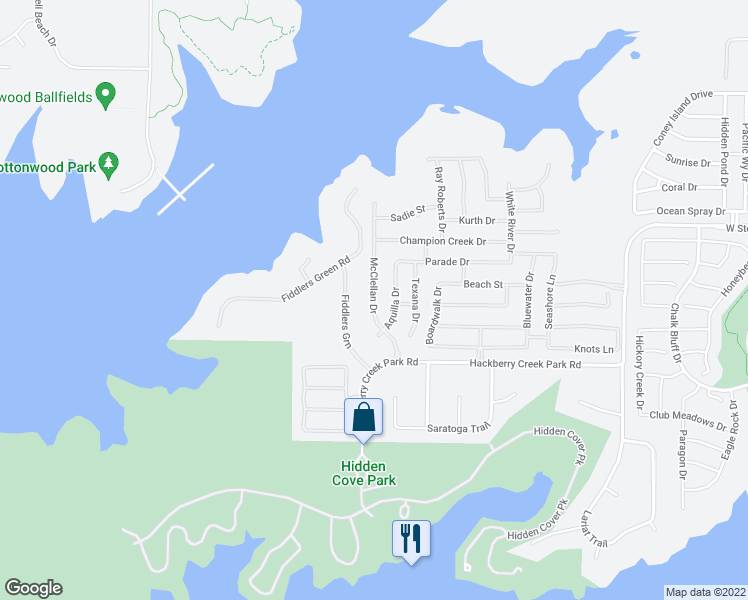 map of restaurants, bars, coffee shops, grocery stores, and more near 5004 McClellan Drive in Frisco