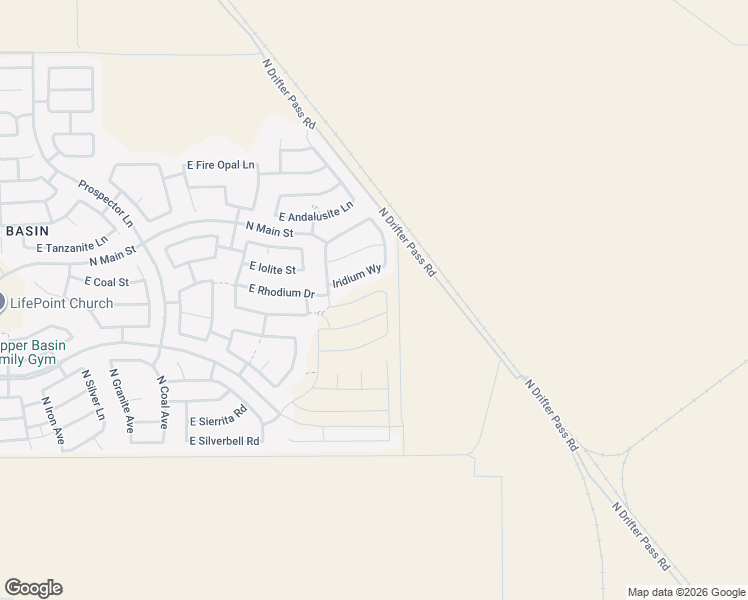 map of restaurants, bars, coffee shops, grocery stores, and more near 5266 East Emery Road in San Tan Valley