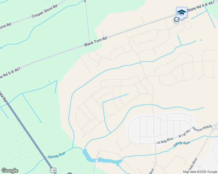map of restaurants, bars, coffee shops, grocery stores, and more near Unnamed Road in Moncks Corner