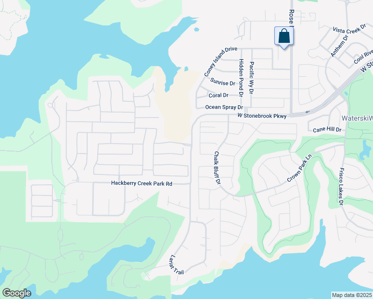 map of restaurants, bars, coffee shops, grocery stores, and more near in Denton County