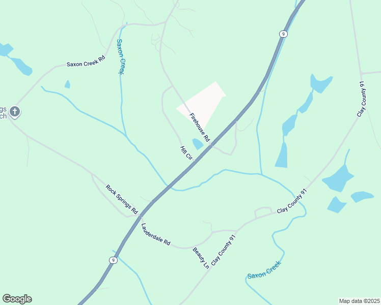 map of restaurants, bars, coffee shops, grocery stores, and more near 70233 Alabama 9 in Goodwater