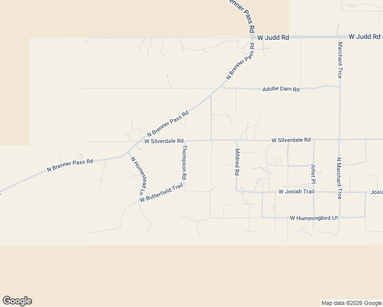 map of restaurants, bars, coffee shops, grocery stores, and more near 28577 Thompson Road in Queen Creek