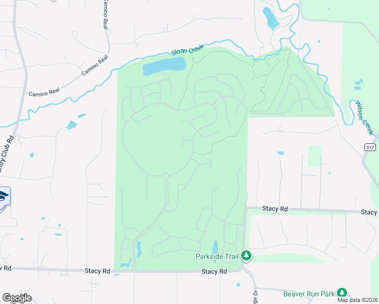 map of restaurants, bars, coffee shops, grocery stores, and more near 511 Scenic Ranch Circle in Fairview