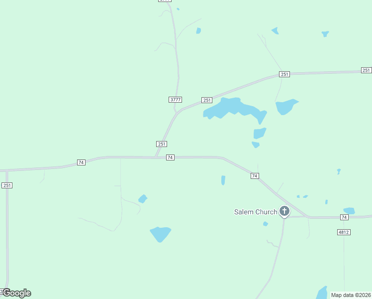 map of restaurants, bars, coffee shops, grocery stores, and more near Farm to Market 74 in Bloomburg