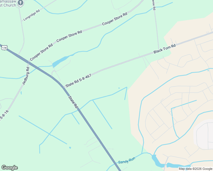 map of restaurants, bars, coffee shops, grocery stores, and more near 2166 Black Tom Road in Moncks Corner