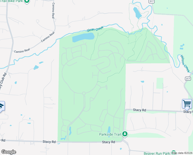 map of restaurants, bars, coffee shops, grocery stores, and more near 511 Scenic Ranch Circle in Fairview
