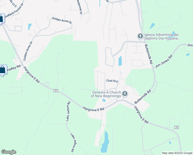 map of restaurants, bars, coffee shops, grocery stores, and more near 7140 60th Avenue East in Cottondale