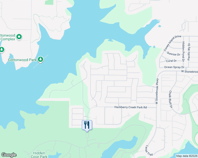 map of restaurants, bars, coffee shops, grocery stores, and more near 5005 Texana Drive in Frisco