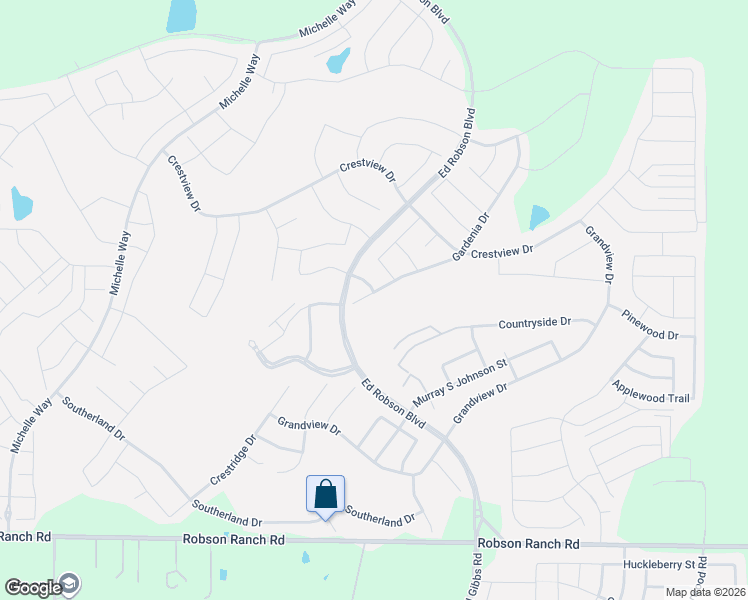 map of restaurants, bars, coffee shops, grocery stores, and more near 9141 Gardenia Drive in Denton