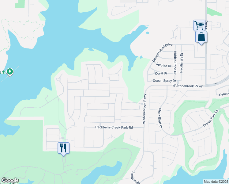 map of restaurants, bars, coffee shops, grocery stores, and more near 11909 Clearpoint Court in Frisco