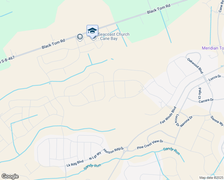 map of restaurants, bars, coffee shops, grocery stores, and more near Unnamed Road in Moncks Corner