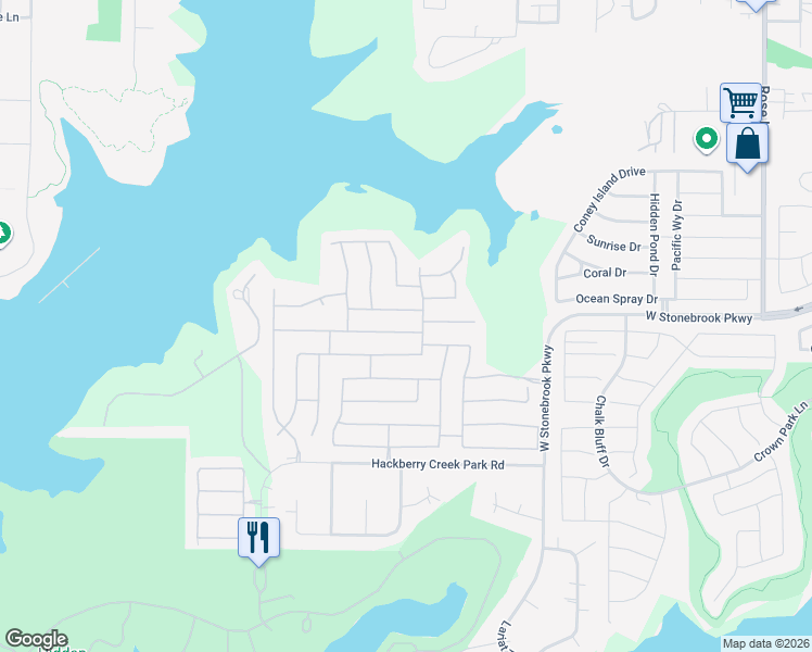 map of restaurants, bars, coffee shops, grocery stores, and more near 11812 Kurth Drive in Frisco