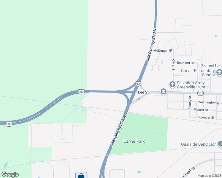 map of restaurants, bars, coffee shops, grocery stores, and more near 5704 Lee Street in Greenville