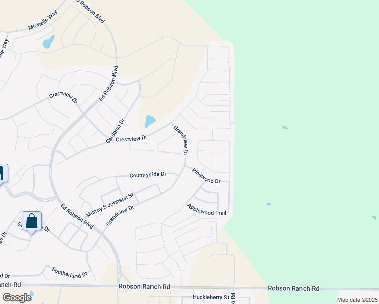 map of restaurants, bars, coffee shops, grocery stores, and more near 9900 Soriano Street in Denton