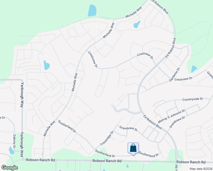 map of restaurants, bars, coffee shops, grocery stores, and more near 9004 Compton Street in Denton