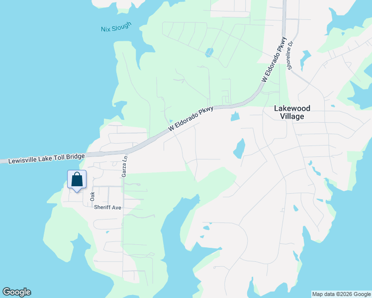 map of restaurants, bars, coffee shops, grocery stores, and more near 3885 West Eldorado Parkway in Lakewood Village