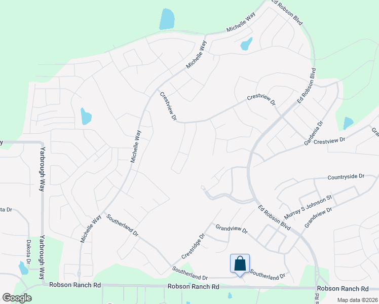 map of restaurants, bars, coffee shops, grocery stores, and more near 9004 Compton Street in Denton