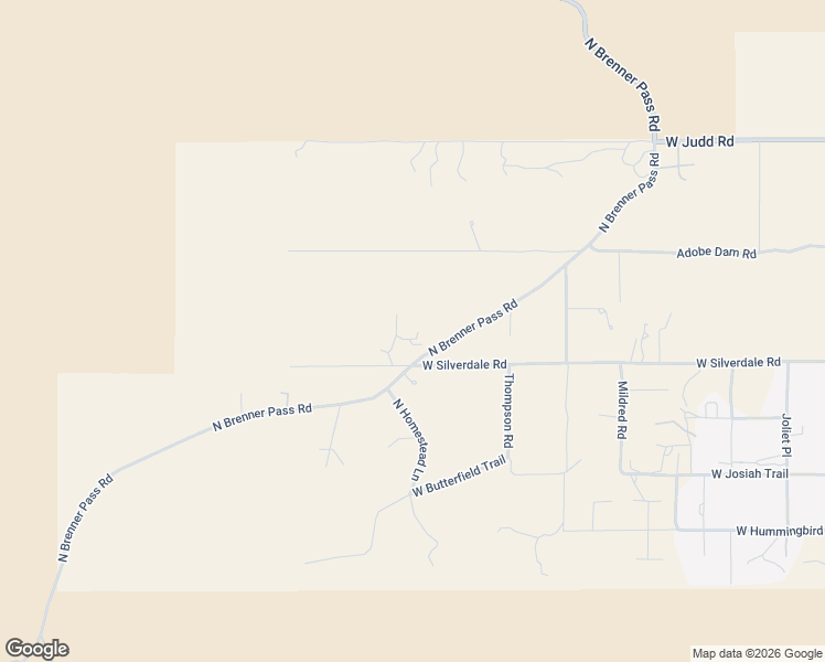 map of restaurants, bars, coffee shops, grocery stores, and more near 5307 West Silverdale Road in Queen Creek