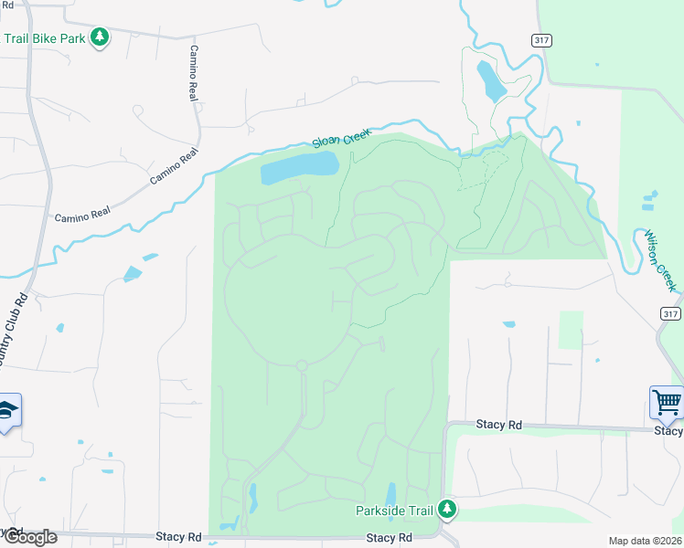 map of restaurants, bars, coffee shops, grocery stores, and more near 1444 Cattle Baron Road in Fairview