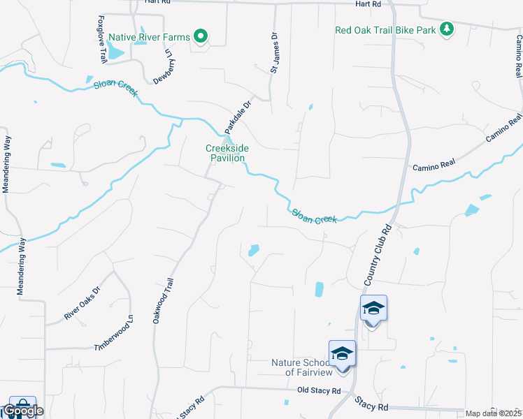 map of restaurants, bars, coffee shops, grocery stores, and more near 561 Maple Lane in Fairview