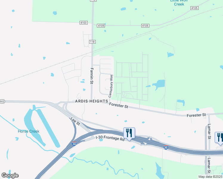 map of restaurants, bars, coffee shops, grocery stores, and more near 289 Canterbury Way in Greenville
