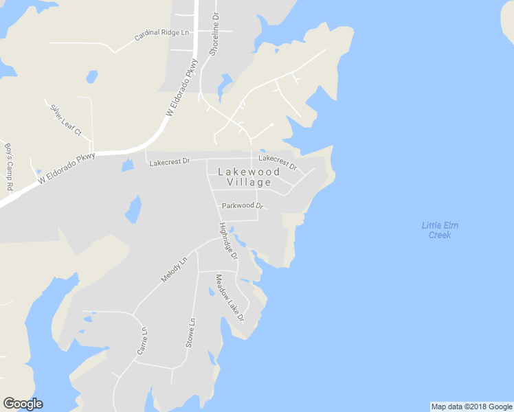 map of restaurants, bars, coffee shops, grocery stores, and more near 405 Shoreline Drive in Little Elm