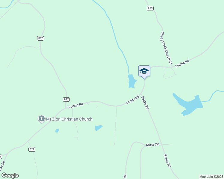 map of restaurants, bars, coffee shops, grocery stores, and more near 2488 Louina Street in Roanoke