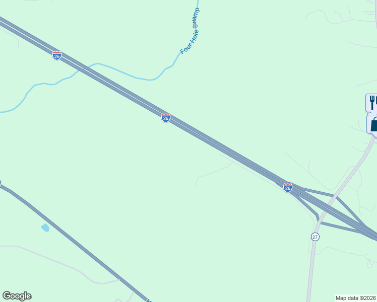 map of restaurants, bars, coffee shops, grocery stores, and more near 160 Wax Myrtle Lane in Ridgeville