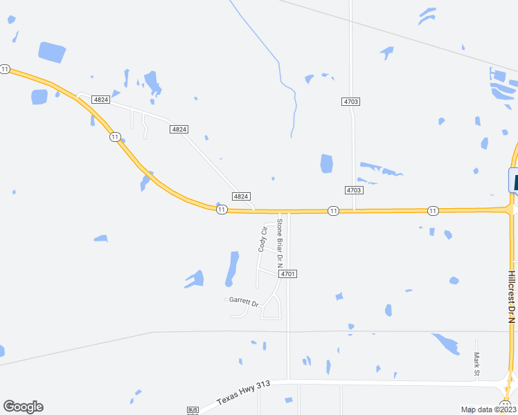 map of restaurants, bars, coffee shops, grocery stores, and more near 3225 Texas 11 in Sulphur Springs