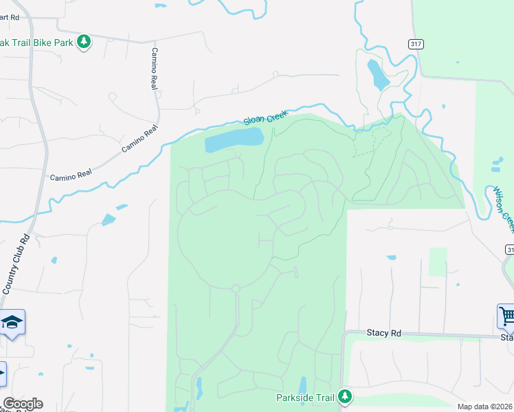map of restaurants, bars, coffee shops, grocery stores, and more near 719 Scenic Ranch Circle in Fairview