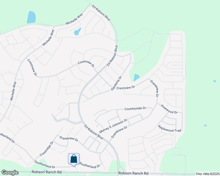 map of restaurants, bars, coffee shops, grocery stores, and more near 9021 Crestview Drive in Denton