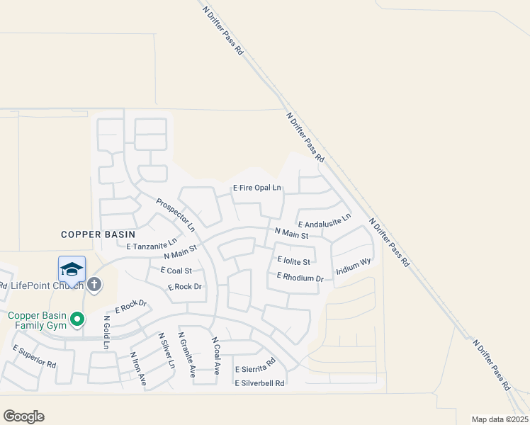 map of restaurants, bars, coffee shops, grocery stores, and more near 4742 East Pearl Road in San Tan Valley