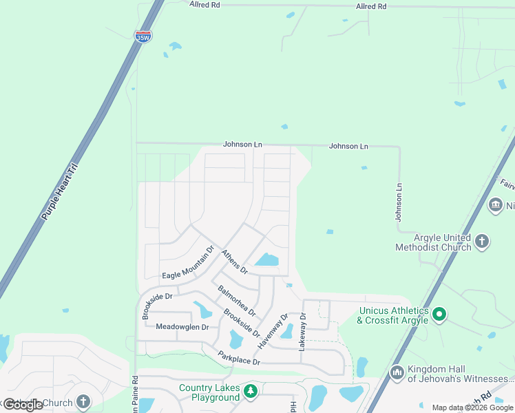 map of restaurants, bars, coffee shops, grocery stores, and more near 5412 Brazos Lane in Lantana