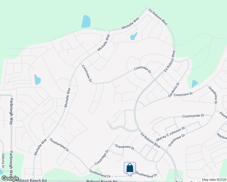 map of restaurants, bars, coffee shops, grocery stores, and more near 8804 Landmark Lane in Denton