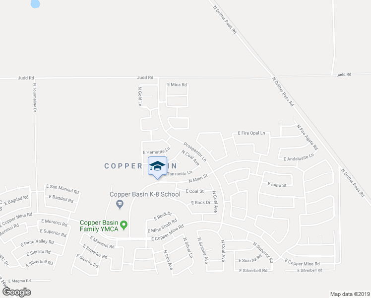 map of restaurants, bars, coffee shops, grocery stores, and more near 28953 North Coal Avenue in Queen Creek