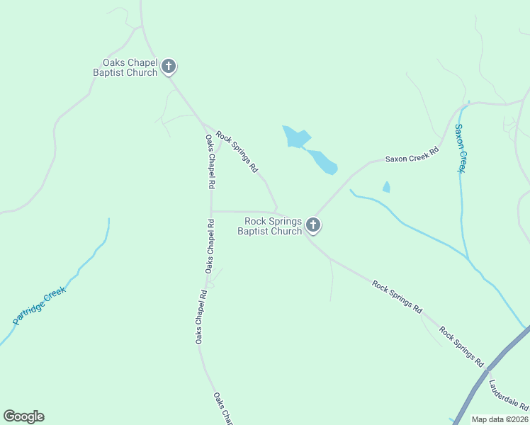 map of restaurants, bars, coffee shops, grocery stores, and more near 914 Rock Springs Road in Goodwater