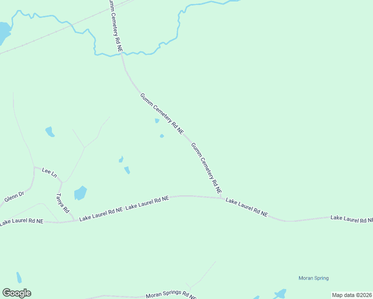 map of restaurants, bars, coffee shops, grocery stores, and more near 136 Gumm Cemetery Road Northeast in Sparta