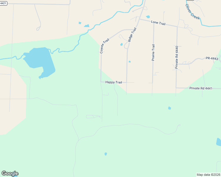 map of restaurants, bars, coffee shops, grocery stores, and more near 118 Happy Trail Court in Rhome