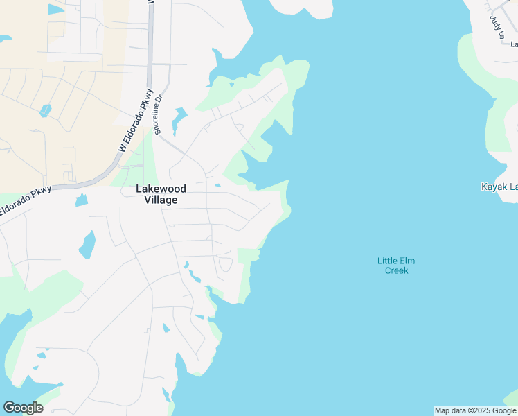 map of restaurants, bars, coffee shops, grocery stores, and more near 2893 Lakecrest Drive in Little Elm