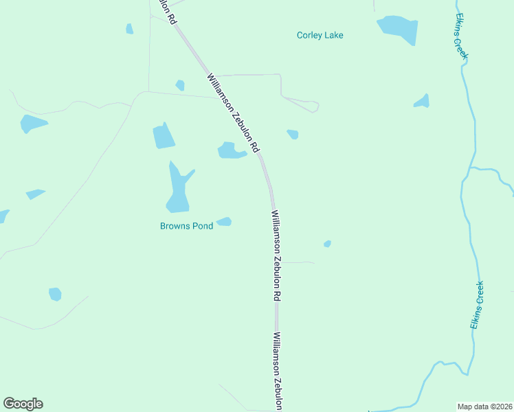 map of restaurants, bars, coffee shops, grocery stores, and more near 2411 Williamson Zebulon Road in Williamson