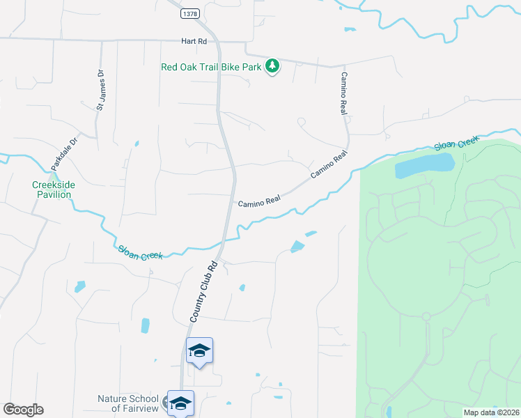 map of restaurants, bars, coffee shops, grocery stores, and more near 1210 Camino Real in Fairview