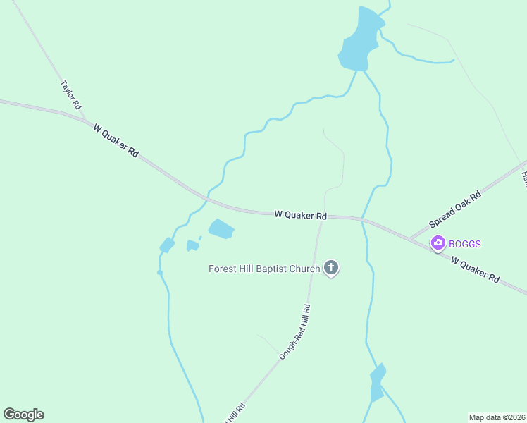 map of restaurants, bars, coffee shops, grocery stores, and more near 3223 West Quaker Road in Keysville