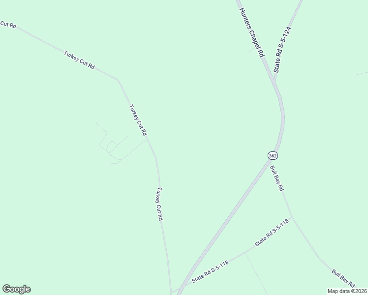 map of restaurants, bars, coffee shops, grocery stores, and more near 2869 Turkey Cut Road in Smoaks