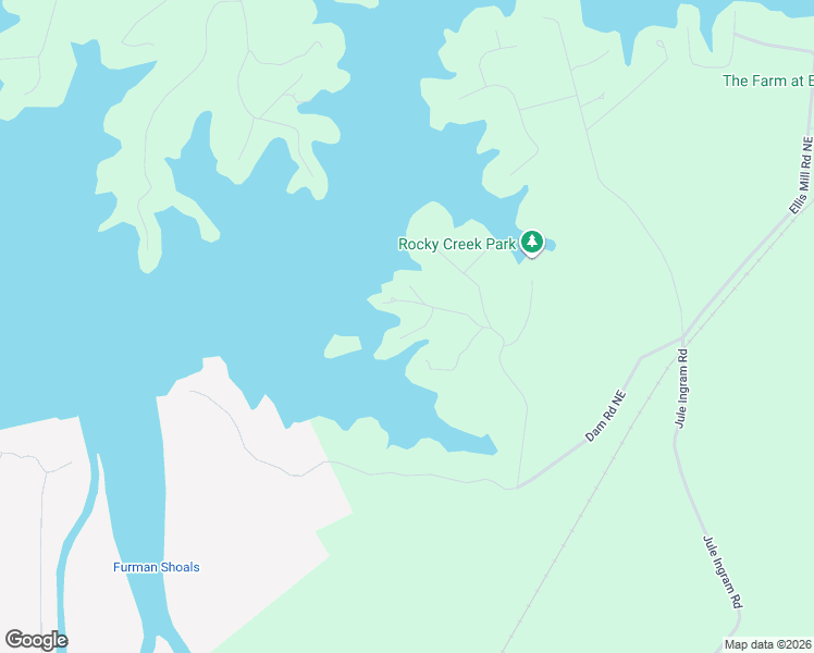 map of restaurants, bars, coffee shops, grocery stores, and more near 112 Hall Lane in Milledgeville