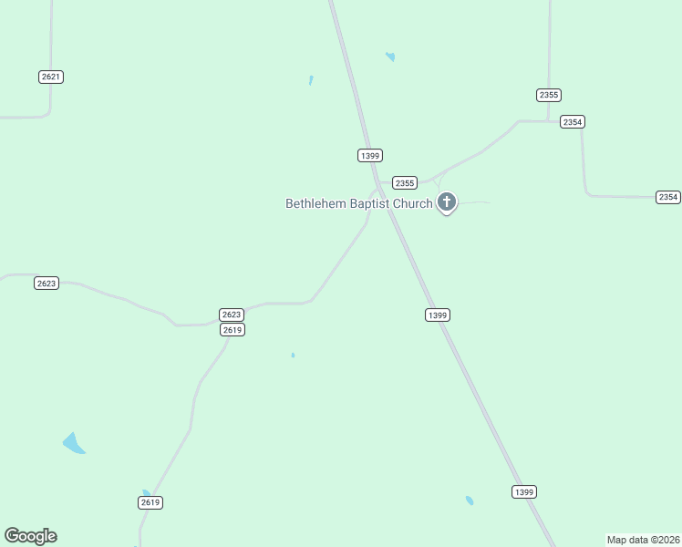 map of restaurants, bars, coffee shops, grocery stores, and more near County Road 2619 in Marietta
