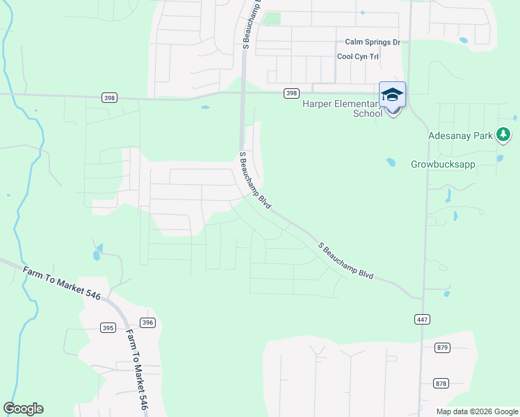 map of restaurants, bars, coffee shops, grocery stores, and more near 7680 County Road 398 in Princeton