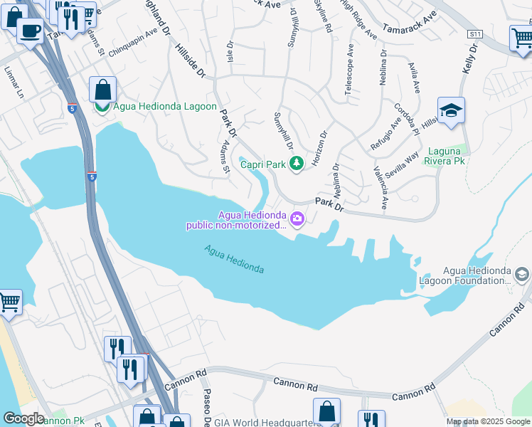 map of restaurants, bars, coffee shops, grocery stores, and more near in Carlsbad