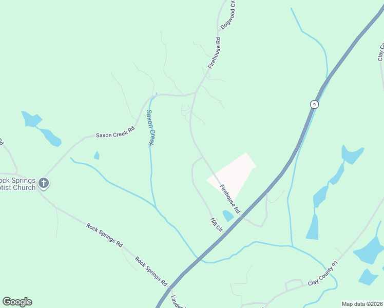 map of restaurants, bars, coffee shops, grocery stores, and more near 2181 Firehouse Road in Goodwater