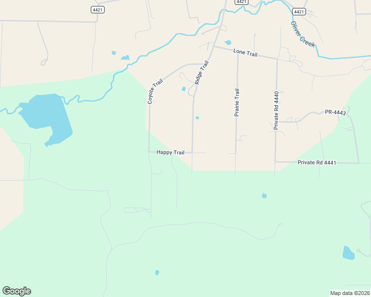 map of restaurants, bars, coffee shops, grocery stores, and more near 246 Ridge Trail in Rhome