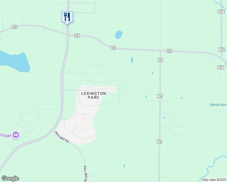 map of restaurants, bars, coffee shops, grocery stores, and more near Freedom Parkway in Montevallo